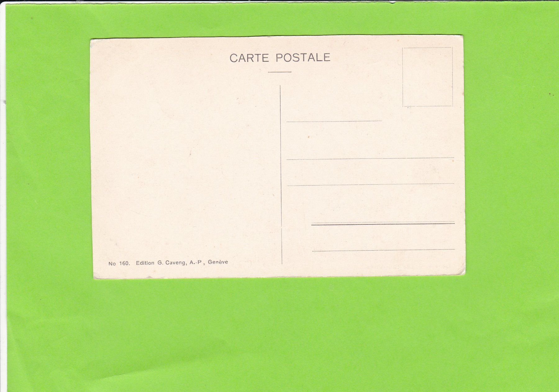 Cartoline postali: Genève-Les Eaux-Vives – Usato da St. Peterzell venduto da neckertal 1