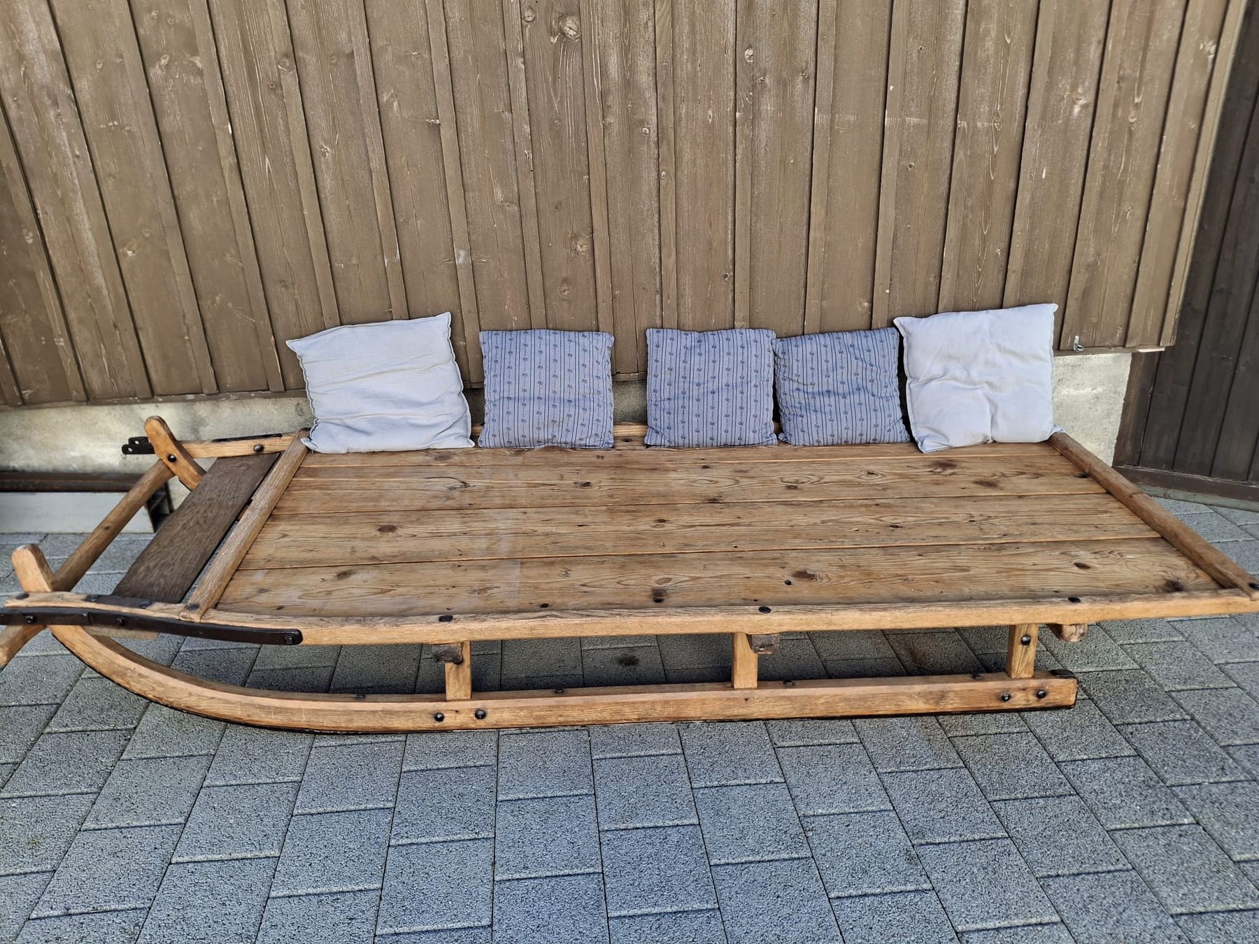 Luge: Antiker Holzschlitten  – D'occasion à Oberurnen par nicoelchen2012 5
