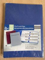 3 neue Bewerbungsmappen in blau