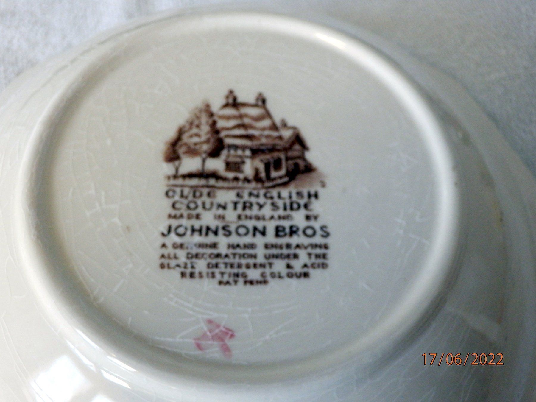Johnson Brothers Ciotole: Früchte- oder Gemüseschüssel, Olde English by Johnson Bros – Usato da Ueberstorf venduto da dinbau 3