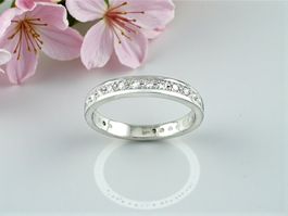 Diamant-Alliance - Ring, 0.64 ct H/VS