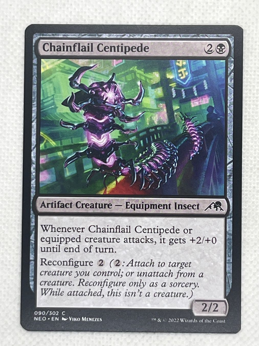 Magic The Gathering Carte collezionabili: Magic The Gathering MTG: Chainflail Centipede - Selten! – Usato da Hinterkappelen venduto da Kim1992