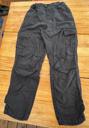 Hose / Cargohose, Gr. 158, Jungen, H&M, schwarz
