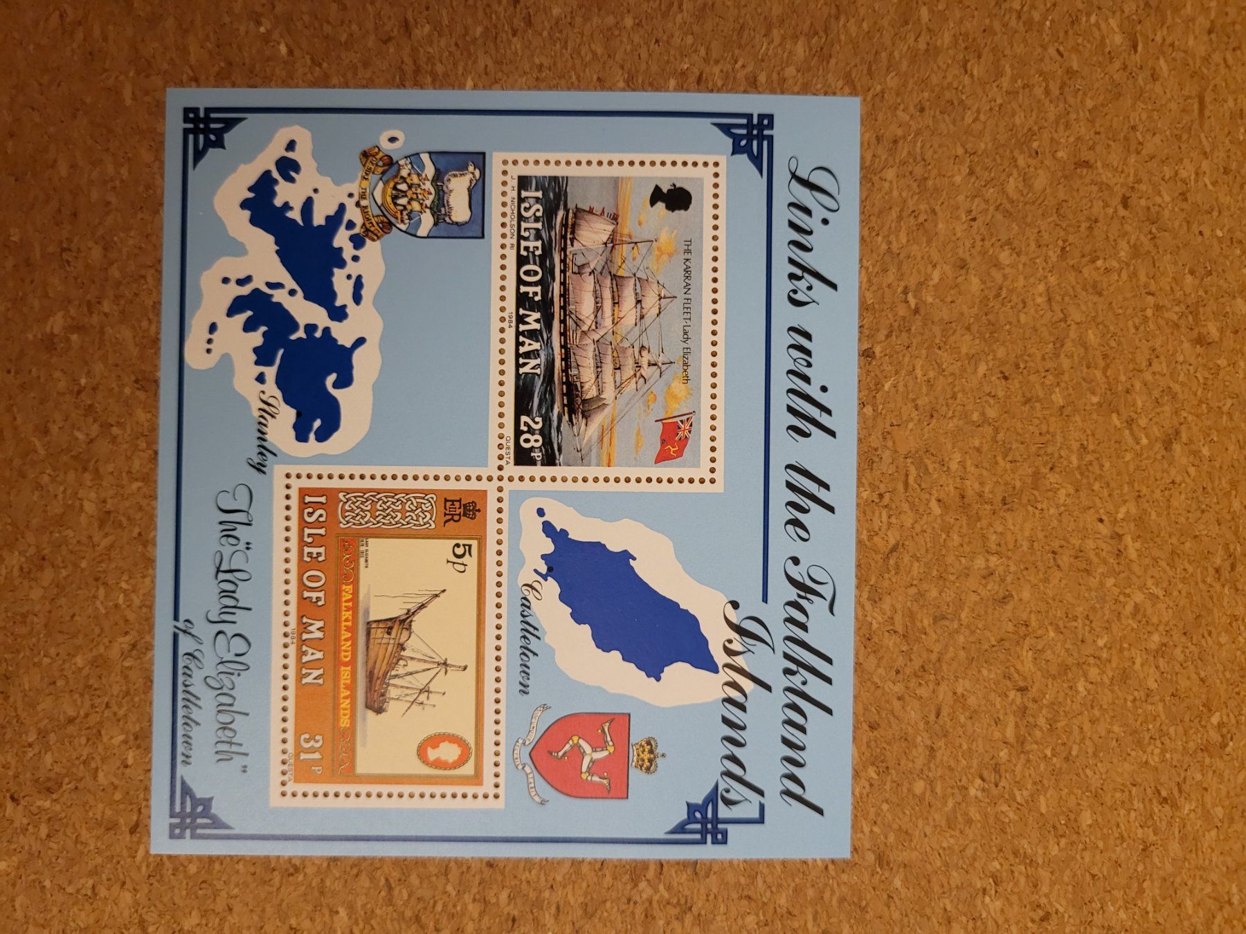 Alle Briefmarken: Block Isle of Man – Gebraucht aus Inwil von Flower2325