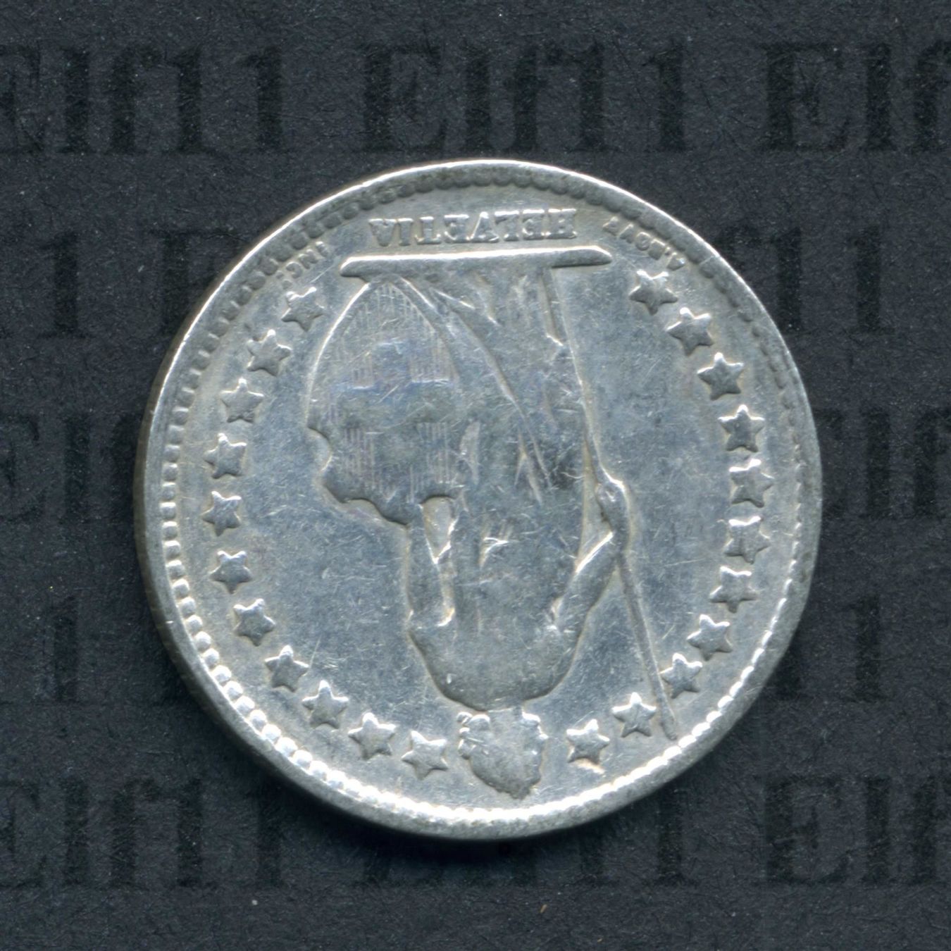 Tutti le monete: CHF___0.50 1908 ss-vz 50 Rappen – Usato da Widnau venduto da Elf11 1