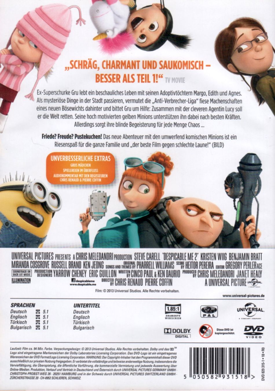 Tutti i DVDs: DVD: Ich - Einfach unverbesserlich 2 – Usato da Tägerig venduto da fil_f8k6 1