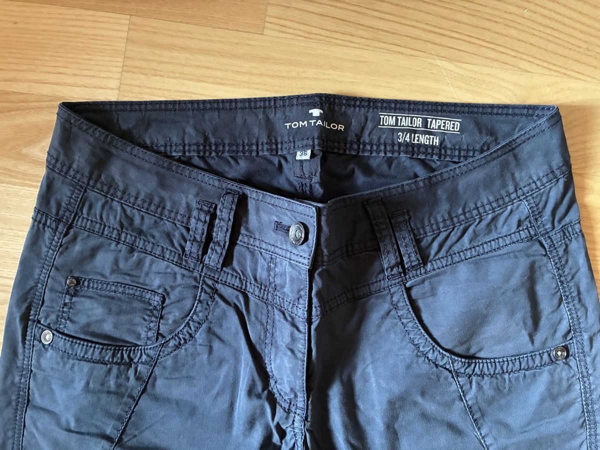 Tom Tailor Pantaloni: Tom Tailor Damen Hose 3/4 Länge Grösse 36 – Usato da Stallikon venduto da shop100 2