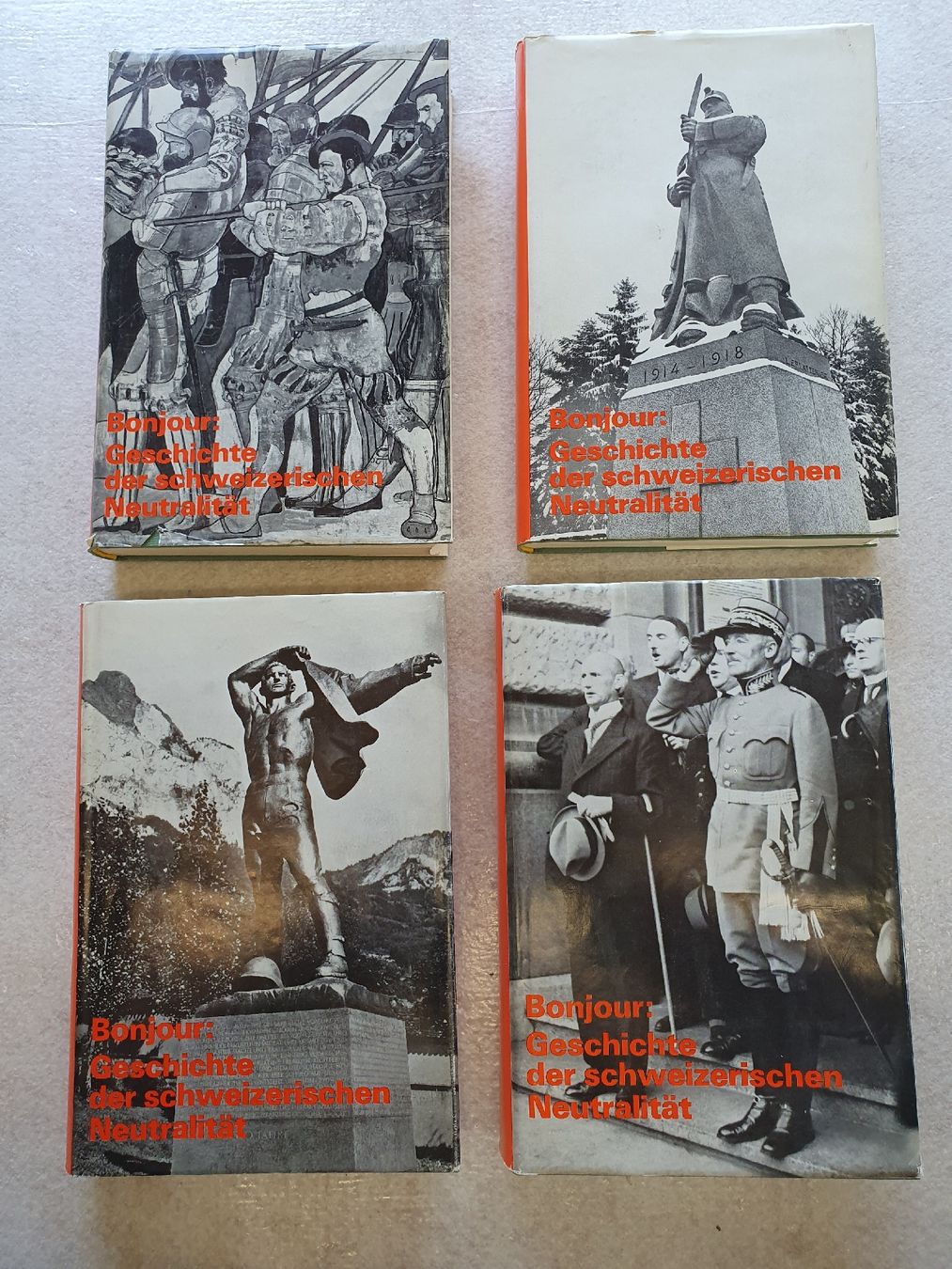 Libri: Geschichte der schweizerischen Neutralität 4 Bde - Edgar Bon – Usato da Rüedisbach venduto da hanaku 1