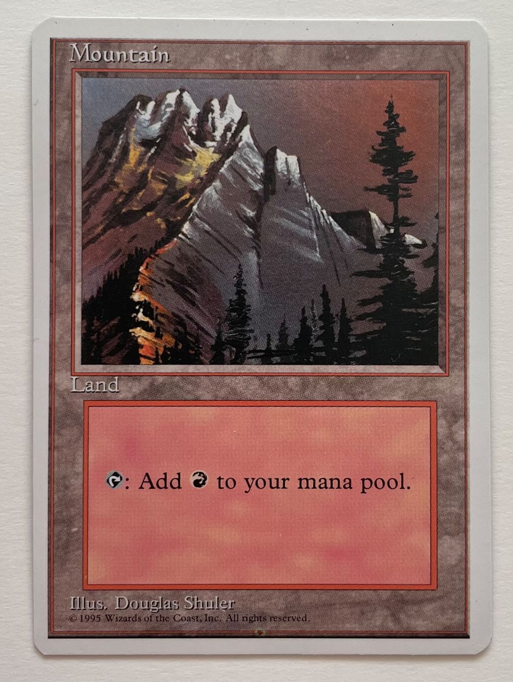 Cartoline: MTG - Mountain – Usato da Zürich venduto da T_H_O_M_A_S