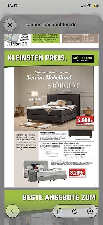 Betten: Boxspringbett SJÖHOLM – Gebraucht aus Stein am Rhein von kar_9lmg 2