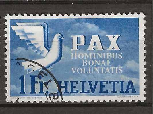 Tutti i francobolli: CH270 - Pax 1.- obl. – Usato da Trélex venduto da Phil_Albert