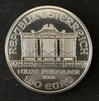 1 Unze 999er Fein Silber Wiener Philharmoniker 2008
