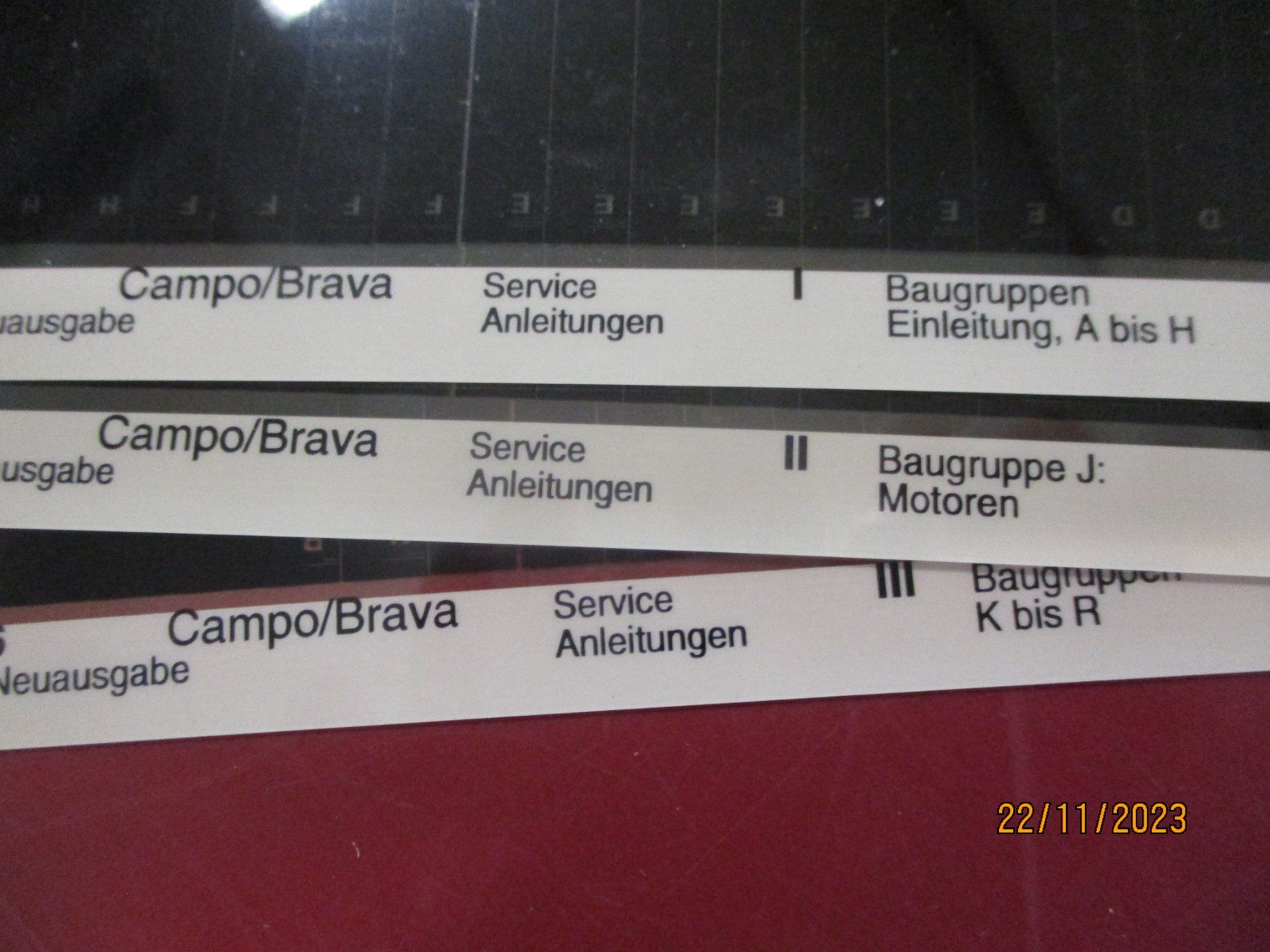 Opel Documenti: SERVICEANLEITUNG OPEL CAMPO / BRAVA – Usato da Langnau i. E. venduto da Superseven69 3