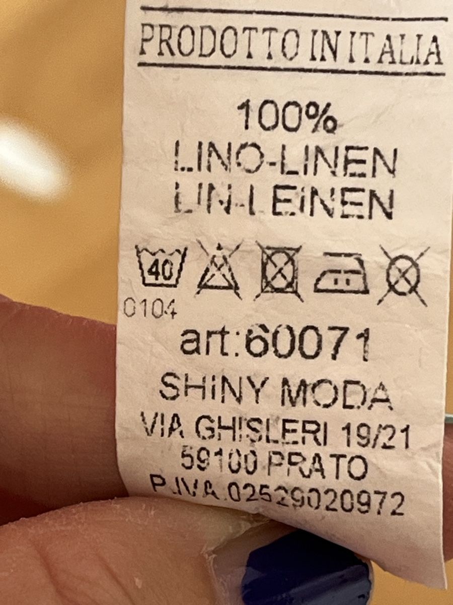 Vestiti: Reine Leinen Kleid pink – Usato da Rorschacherberg venduto da Artmaru 3