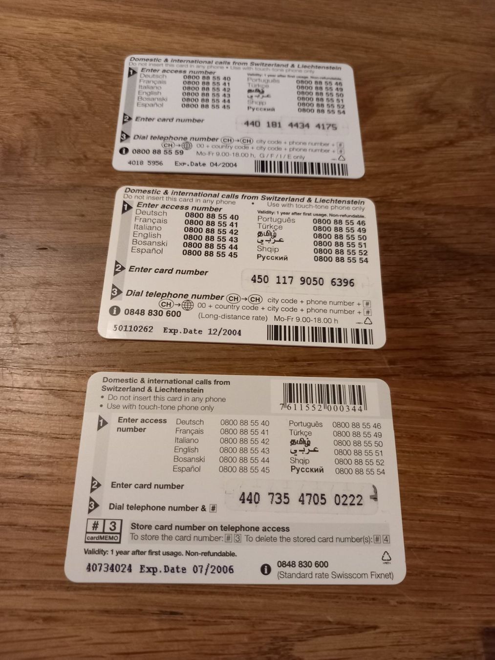 Schede telefoniche: 3 Telefonkarten telecomFL phoneCARD – Usato da Kyburg venduto da mir_8b67 1
