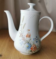 Vintage Kaffeekanne Colditz, Made in GDR, Blumendekor, Top!