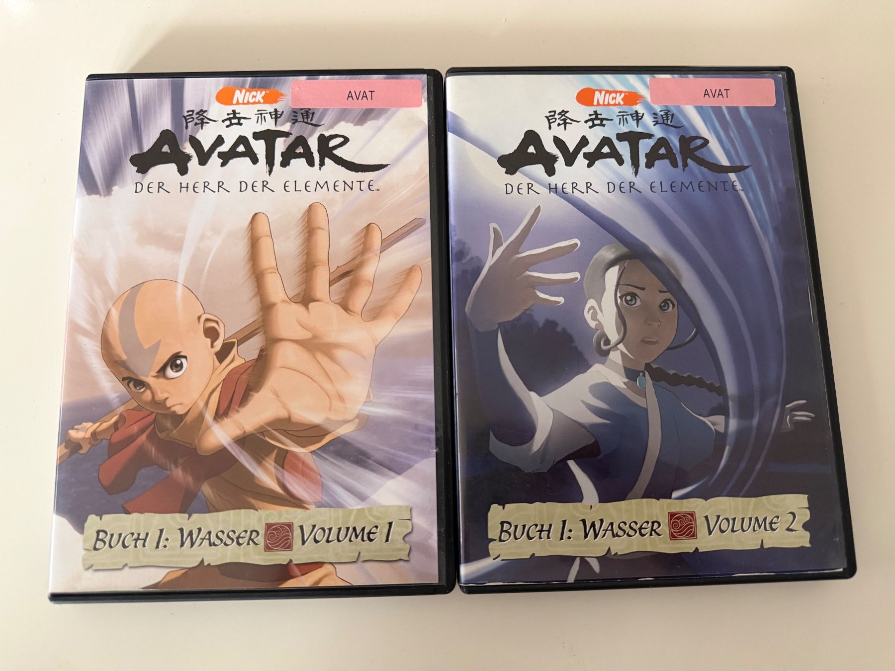 Tutti i DVDs: Avatar - Der Herr der Elemente: Buch 1, Volume 1+2 – Usato da Altstätten SG venduto da sheamus