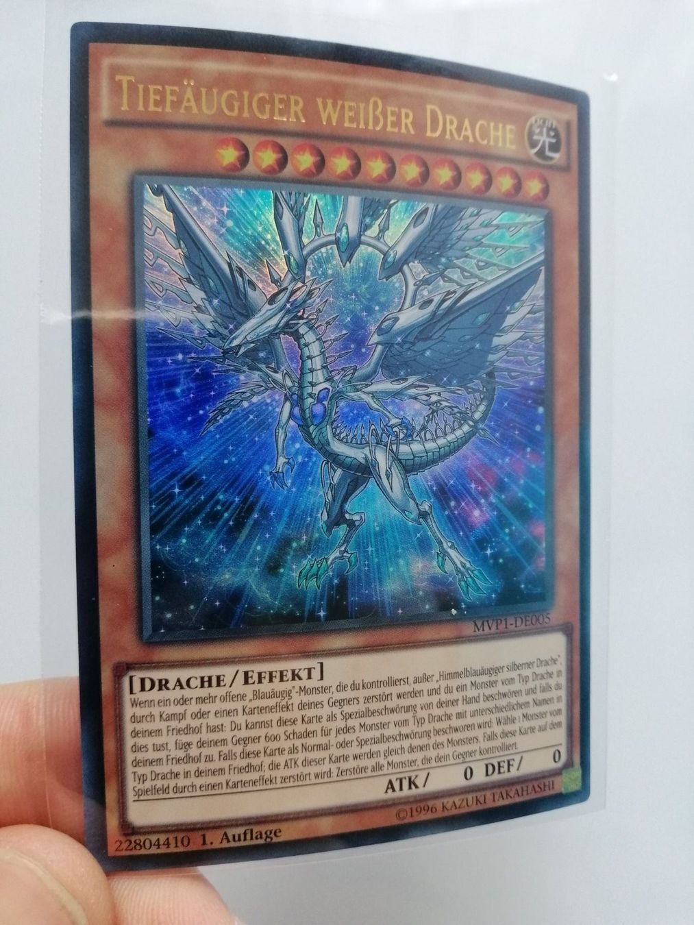 Yugioh Carte collezionabili: Tiefäugiger weisser Drache UR 1.Auflage – Nuovo (secondo la descrizione) da Boswil venduto da ShoppingCenterCity 7
