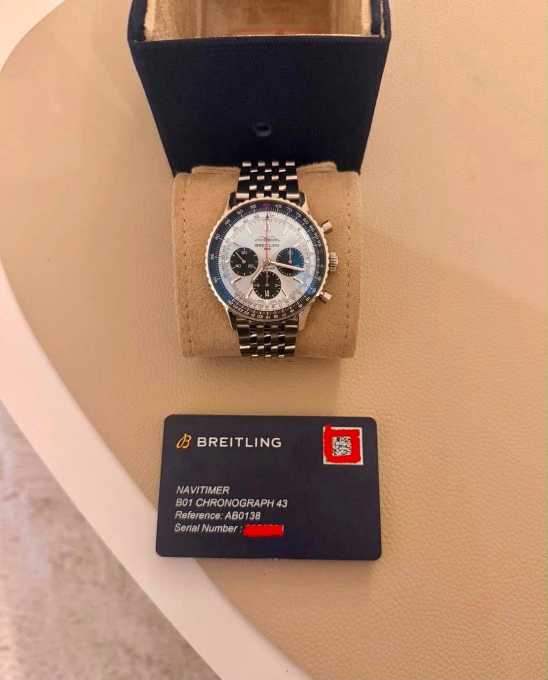 Breitling Montres: Breitling Navitimer B01 Chronograph 43 Ice Blue – D'occasion à Wohlen AG par nje_bsc6 5