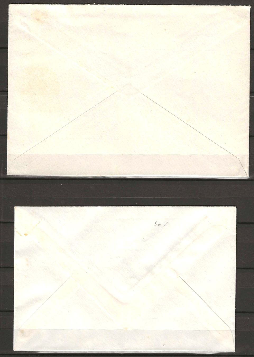 Tutti i francobolli: 1944 + 1949 : 2 CH Flugpost Briefe, KP 110.-- – Usato da Gümligen venduto da Geniusbuy 1