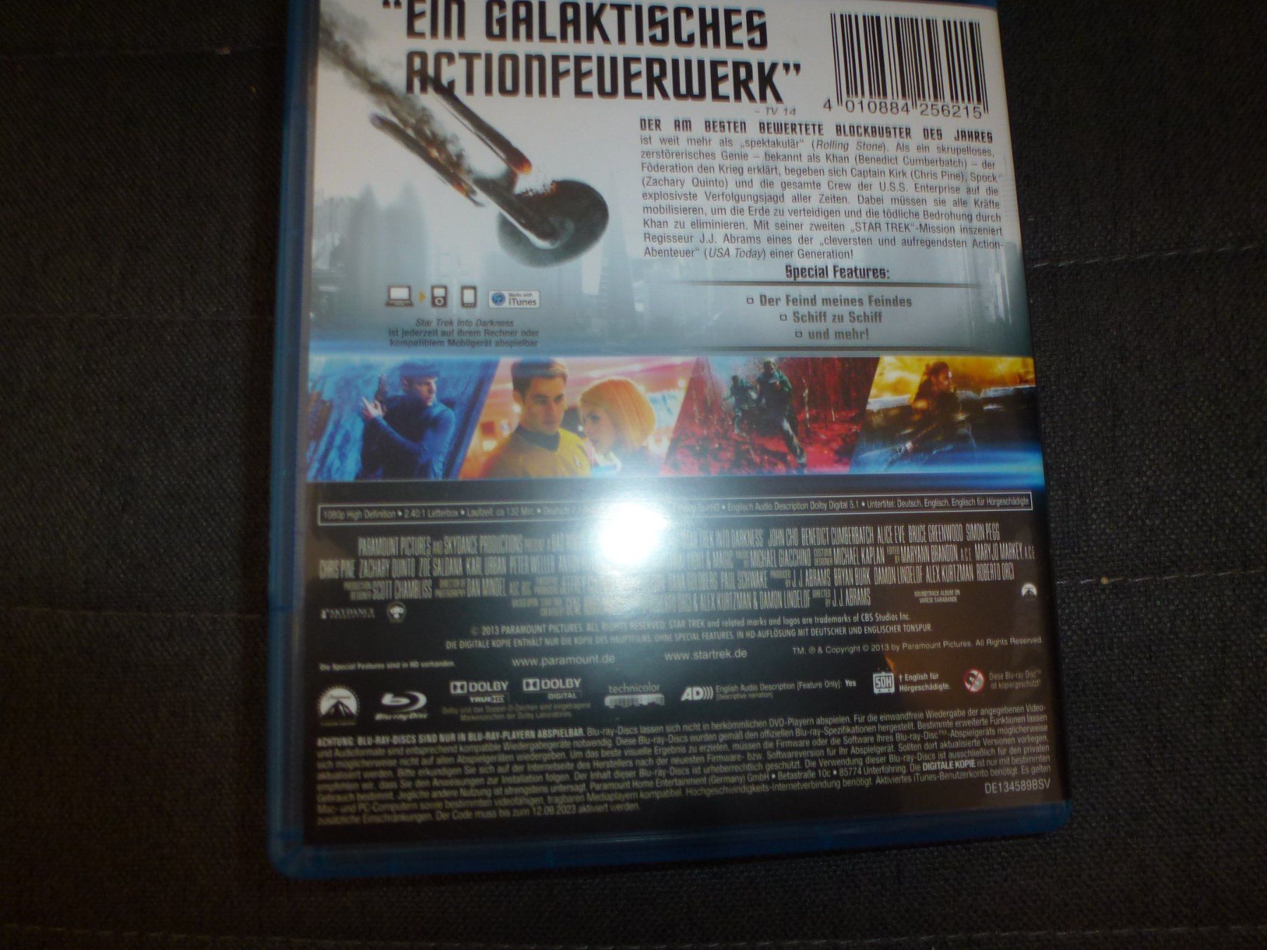 Tutti i DVDs: Star Trek into Darkness BLU-RAY – Usato da Olten venduto da Disc-Verkauf 2