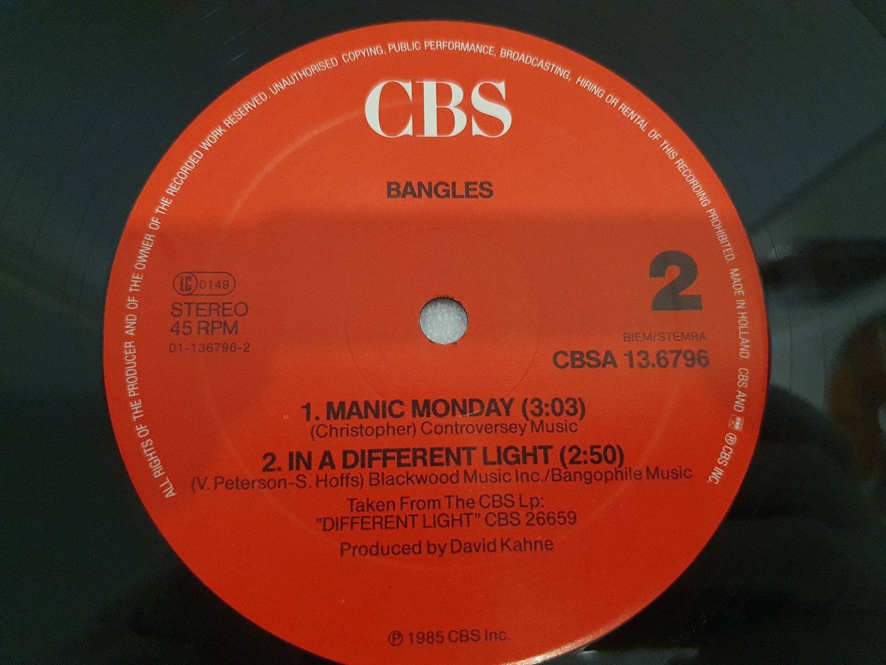 Schallplatten: Bangles – Manic Monday (Extended Version) – Gebraucht aus Uster von  7