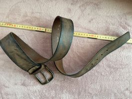 Gürtel Leder braun /dunkelbraun (Country) Gr. 100 Leder
