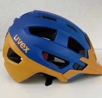 Uvex Velohelm Kinder blau gelb Grösse 52--57 cm top Zustand.