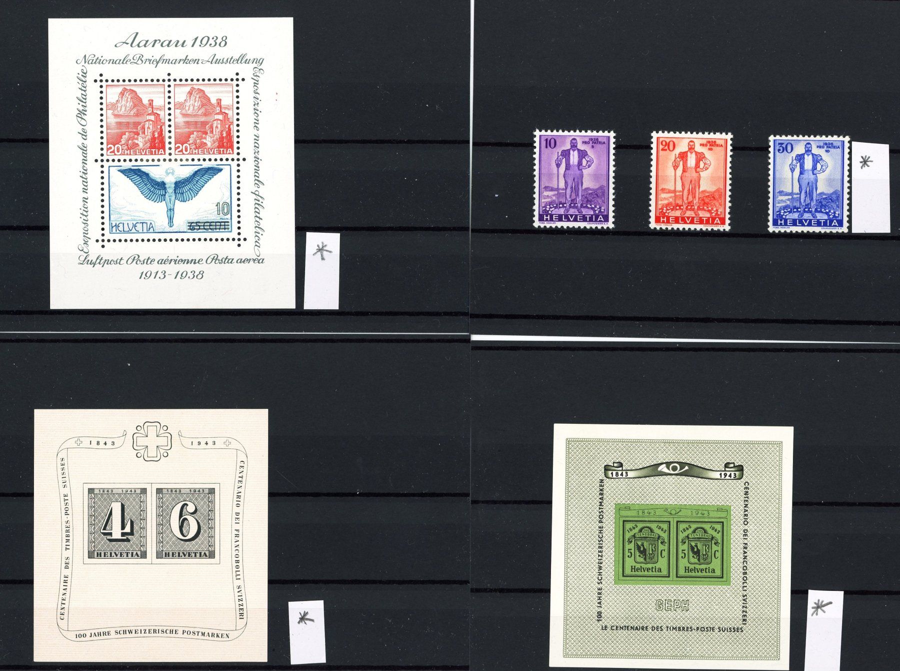 Tutti i francobolli: Ab 1936: Lot Blocks, ungebraucht, postfrisch oder gestempelt – Usato da Basel venduto da Strubelibs 3