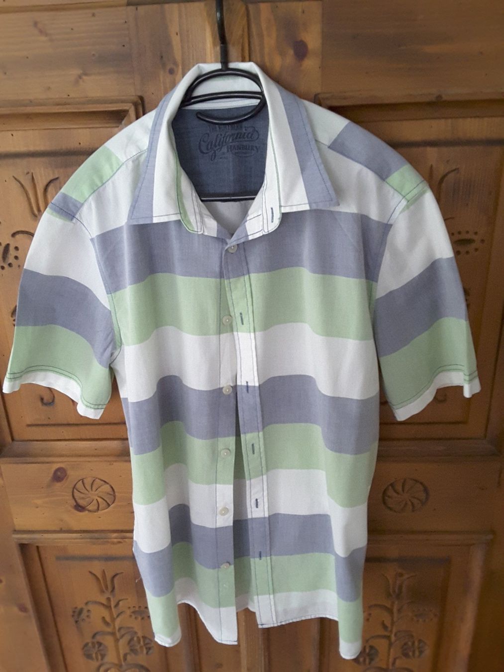 Camicie: Herren Kurzarmhemd Gr.41/42 – Usato da Boppelsen venduto da tigimohrli