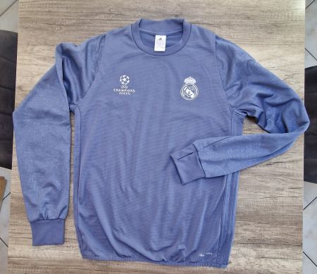 Adidas Real Madrid Trainingsshirt blau/lila M neuwertig