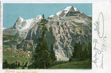 Cartoline postali: Mürren – Usato da Ottikon b.Kemptth. venduto da Neptun1974