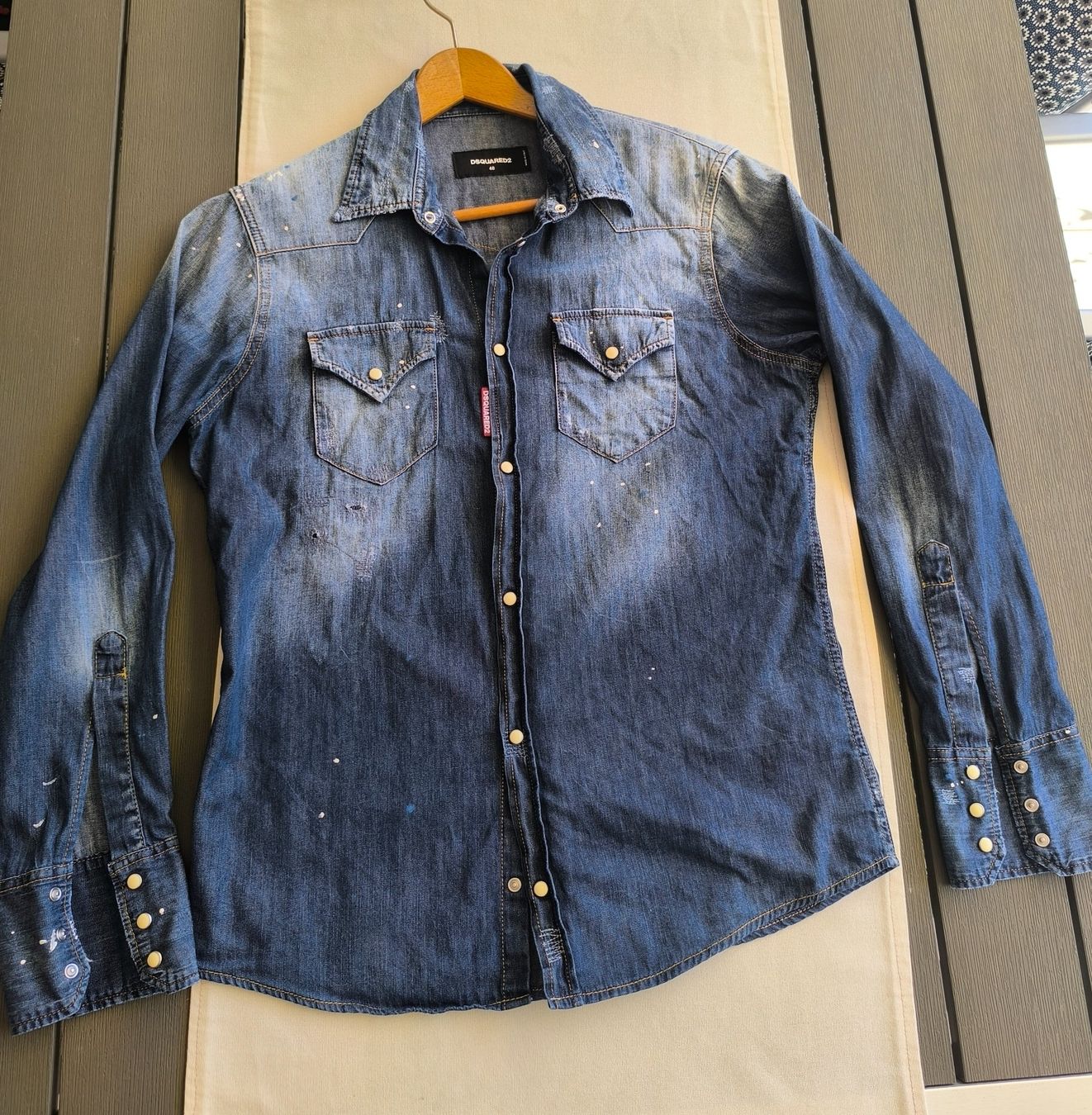 Dsquared2 Camicie: Jeans hemt Dsquared2 TG 48 – Nuovo (secondo la descrizione) da Oensingen venduto da Outlet_Super_Sale