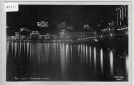 Lugano illuminata a festa