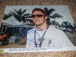 Jenson Button - Autogramm F1