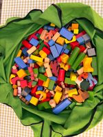 Grosser Sack voller Holzbausteine - Top Zustand!