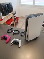 Sony PlayStation 5 Konsole mit Zubehör ( Kabel ) und 2 Contr