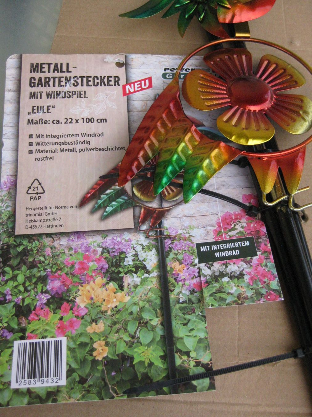 Altro in Decorazioni & Accessori: Schöner Metall Gartenstecker EULE – Nuovo e nell'imballaggio originale da Romanshorn venduto da Wazoohandlung 7