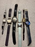 Konvolut 6 Stk. Armbanduhren für Damen /  Herren