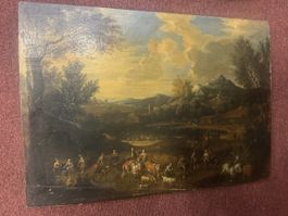 Magnifique tableau flamand fin 17e ￼