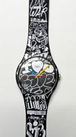 Swatch SUOB125 - I love U, LOVE, noire et blanche