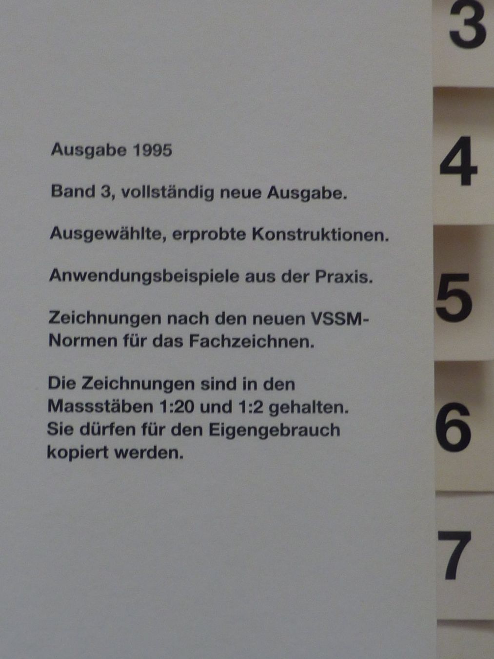 Ordner: Konstruktionsmappe Innenausbau Band 3 – Gebraucht aus Triengen von Nussbaum14 1