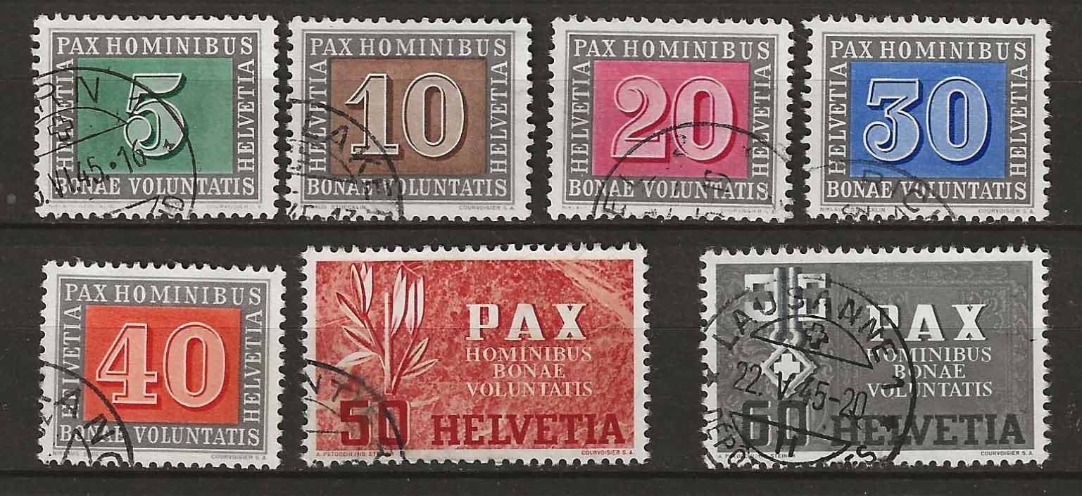 Tutti i francobolli: CH262 - Petit lot Pax obl. – Usato da Trélex venduto da Phil_Albert