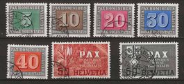 CH262 - Petit lot Pax obl.