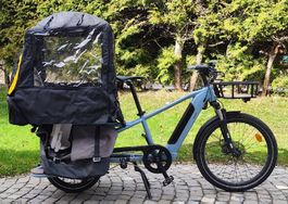 Vélo cargo électrique B'Twin R500 - Idéal famille