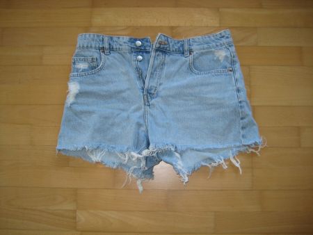 Jeans Shortshose blau Grösse 44