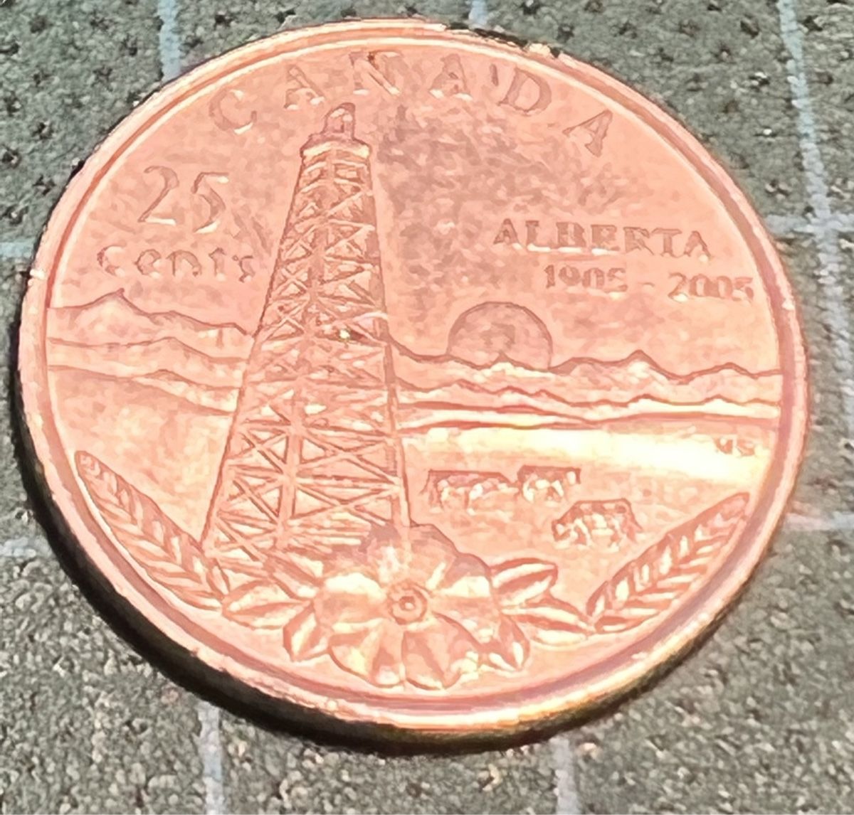 Tutti le monete: 25 Cents Quarter Canada 100 Jahre Alberta – Usato da Sevelen venduto da Ritiplampi 3