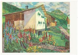 Bauerngarten in Davos, Carl M. Cromer, Davos