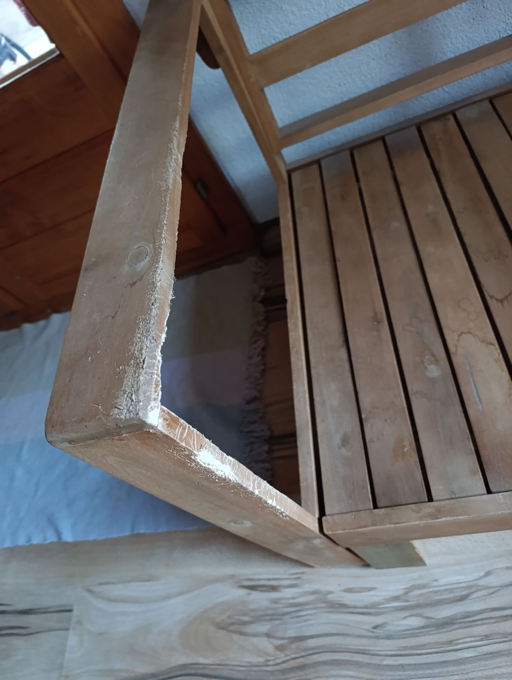 Sofas: Holzsofa 3-Plätzer mit Liegefunktion, Lounge, Bettsofa – Gebraucht aus Krattigen von Winnie12 7