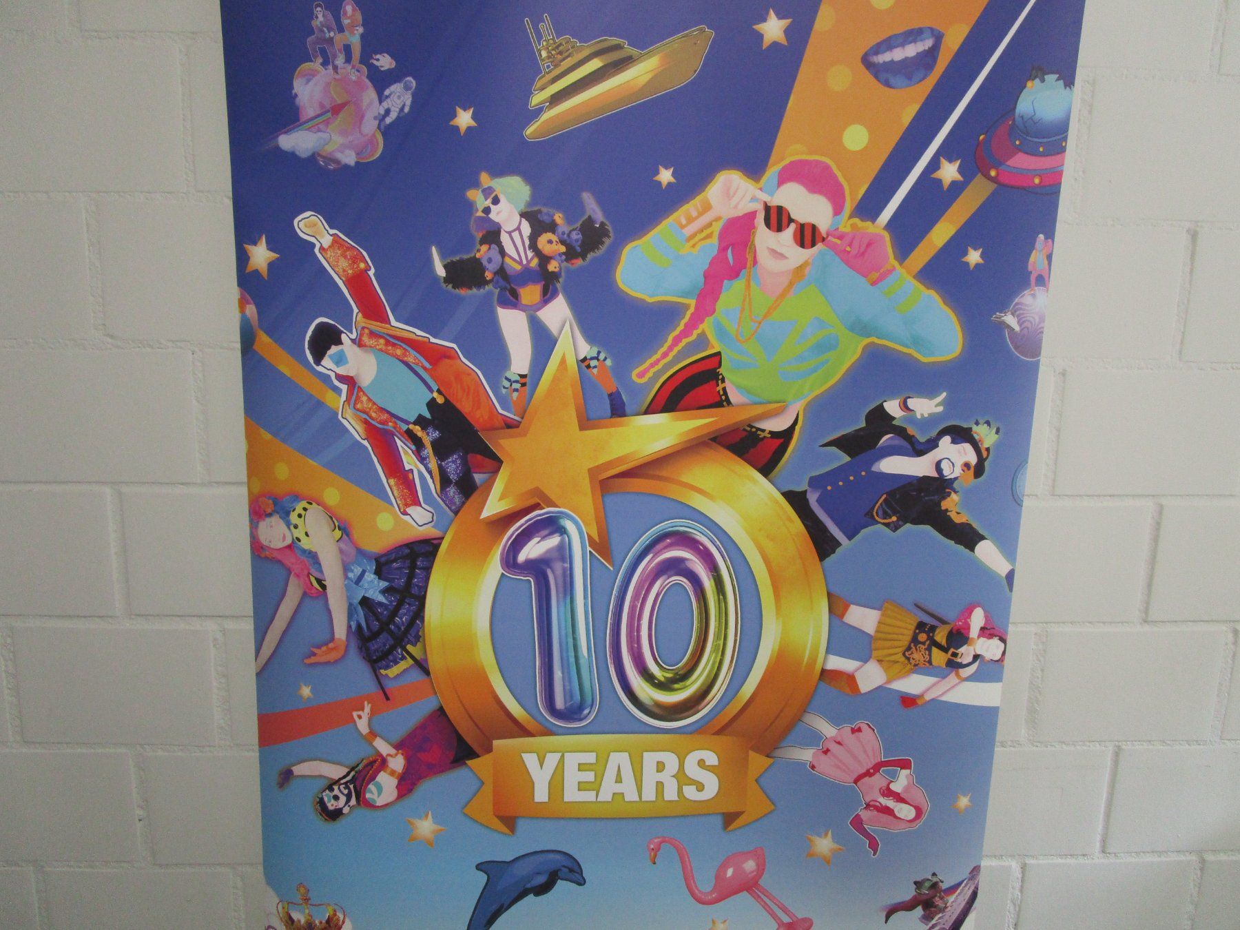 Giochi: Roll-Up Werbebanner Just Dance 10 Years Nintendo Switch – Usato da Goldau venduto da agestuffer 2